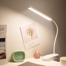 Akumulatorowa lampa LED z klipsem, regulowana w zakresie 360, przyjazna dla oczu, 3-stopniowa regulacja przyciemniania, naturalne światło –