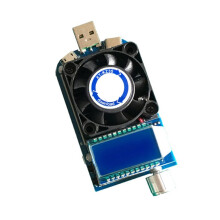25W USB Elektronische Belasting Instelbare Constante Stroom Verouderingsweerstand Batterij Spanning Capaciteit Tester Voltmeter