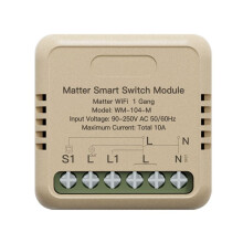 Tuya WiFi Matter Module Relay Timer Voice Control App Remote Control Work with Alexa Home