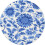 Toalha de mesa redonda floral azul estilo fazenda de 152 cm (60 polegadas) 5