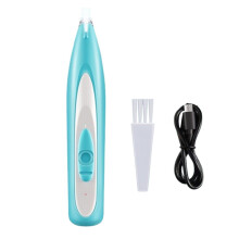 Aparador de pelos para patas de animais de estimação, portátil, recarregável via USB, conveniente, à prova d'água, kit de higiene silencioso