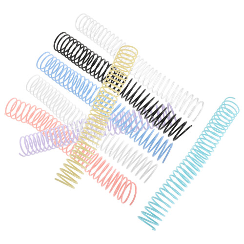 16Pièces Spirale Plastique Pour Classeurs 2