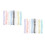 16Pièces Spirale Plastique Pour Classeurs 9