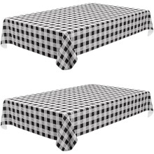 Waterproof Vinyl Tablecloth with Flannel Back – 60" x 84"