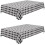 Waterproof Vinyl Tablecloth with Flannel Back – 60" x 84" 1