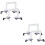 4Pcs Plastic Violin Bow Straightener Violin Beginner Posture Corrector 6