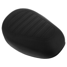 OUNONA Fahrradsattel, schwarz, PU-Schaum, Legierung 1