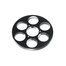 Carretel de Fita Vazio 6 Furos Carretel de Coleta Vazio Fita de Áudio Hub de Nab Vazio para Gravadores Nagra SN SNST Series Acessórios Preto