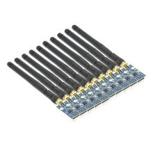 Módulo Inalámbrico CC1101 de 433 MHz con Módulo Transceptor Inalámbrico de Antena SMA de 10 Piezas