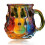 3D Guitar Borosilicate Glass Mug 350ml 1
