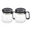 16 oz Glass Coffee Mug with Sip Lid and Handle 1