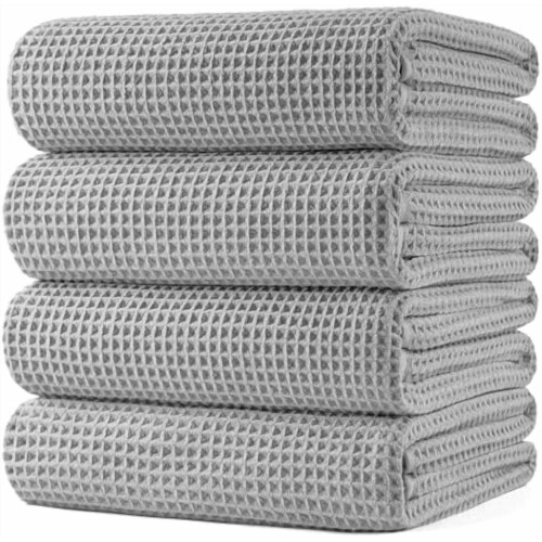 430 GSM Microfiber Waffle Bath Towel 60 x 30 in