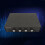 AB Manual Press Button Network Hub 100Mbps 4 Port 6