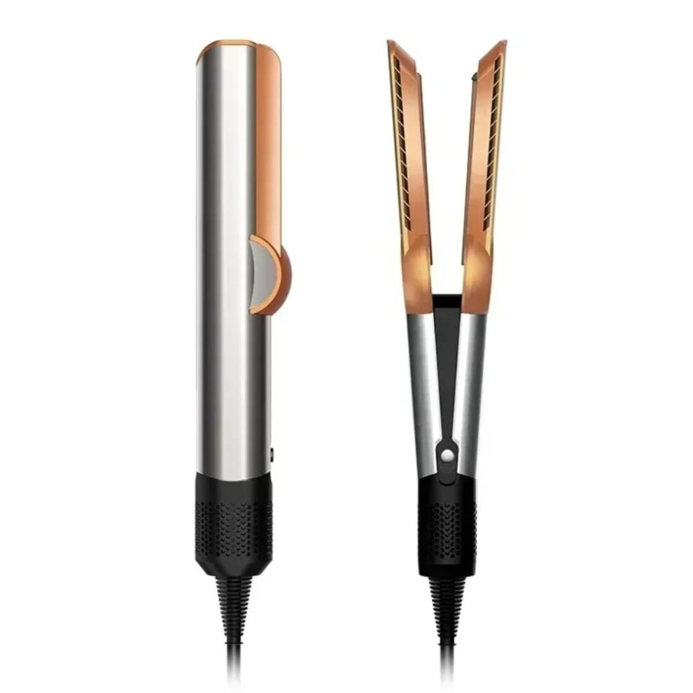 1. 2-IN-1 Professional Hair Dryer & Straightener, Negative Ion Flat Iron for Long-Lasting Styling
