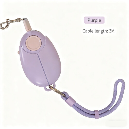 Guia retrátil automática para cães de porte médio e grande.