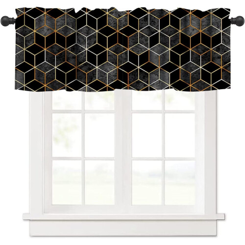 Mid-Century Valance -verho Polyesteri 54x18 tuumaa 1 paneeli