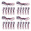 24Pièces Connecteurs 3D Plastic Multi Usage 6