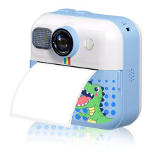 1080p Kid Instant Print Camera 32G Digitale Fotocamera Speelgoed Fotoafdrukcamera met 3 Rollen Printpapier voor Kind,B