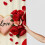 Roses Love Pattern Polyester Shower Curtain 70.8" x 70.8" 3