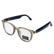 YOCCZ AI Smart Glasses for Women & Men – Live Recording, Simultaneous Interpretation, Real-Time Translation, 160+ Languages, Bluetooth, Brown