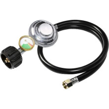2 Fuß langer Propangasreglerschlauch mit Manometer