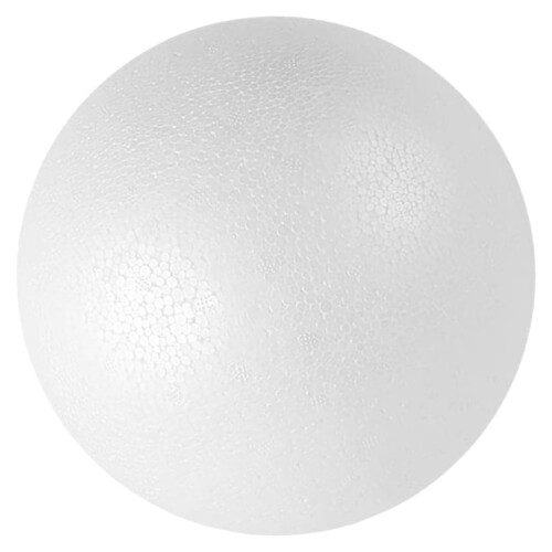 Μπάλα αφρού Homoyoyo Blank 1 τεμάχιο για DIY λευκό στρογγυλό 7.0in