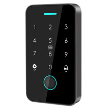 Dubbele RFID 125Khz+13.56MHz NFC Tuya Buiten Vingerafdruk Toegangscontrole Toetsenbord IP67 Waterdichte Biometrie Deuropener