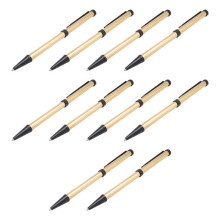 10-Delige Pensets voor Houtdraaien, 7 mm Slanke Pen-Draaiset met Navulling, Draaibankbenodigdheden, Zwart