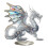 2D Acrylic Dragon Wolf Figurine 10x9cm 4