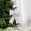 Silver Glitter Bow Christmas Ornament 10x16cm 2