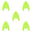 5Pièces Kickboard Natation Eva Triangle Durable 6