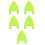 5Pièces Kickboard Natation Eva Triangle Durable 11