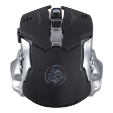 Wireless Silent Mouse Dual Mode Design, 2.4G Dual Mode Rechargeable Optical Mouse for Laptop PC Game Office