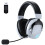 Cuffie da Gioco Wireless con Microfono Cuffie  2.4G USB 3.5mm Cablate 3 Modalità per PC, per Laptop, per PS4, per PS5, per  Bianco 1
