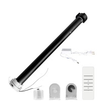 Tuya Wifi Vorhangmotor Rollomotor für 38mm Rohr für Alexa Home Sprachsteuerung US Stecker