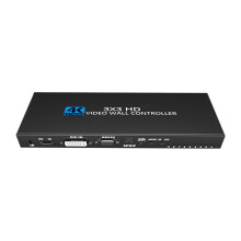 Controlador de Vídeo Compatível com para 4K Processador de Parede de Vídeo 3x3 Processador de Vídeo Multitela Compatível com para Plugue EUA