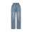 Γυναικείο τζιν παντελόνι Baggy Wide Leg για γυναίκες, με ψηλή μέση, κοντό τζιν με τσέπες, 6