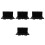 4Pcs Versatile Black Model Tool and Parts Display Shelf Organizer 6
