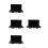 4Pcs Versatile Black Model Tool and Parts Display Shelf Organizer 8