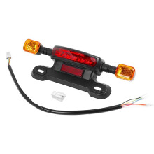 12V Electric Scooter Brake Light with Turn Signal Enhanced Visibility for Night Riding E-Bikes and Scooters