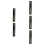 5Pcs Black Wood Sauna Hourglass Timer Compact Precise Sand Countdown 9