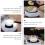 Glass Nonstick Saucepan with Lid for Kitchen Cookware - 400ML 7