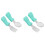 2Stk Gabel Set, Lebensmittelecht, Bunt, Baby 3