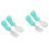 2Stk Gabel Set, Lebensmittelecht, Bunt, Baby 5