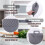 Square Silicone Air Fryer Liners 6-Pack 5