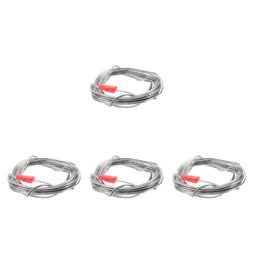 4Pièces Câbles Son Audio Abs+métal Multi Usage Domestique 2