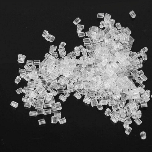 SIXISIX Silicone Clear Hypoallergenic Earring Backs, 108 pcs 2