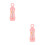 2Pièces Thermomètre Bain Bébé Rose Polyvalent Facile À Utiliser En PP 7
