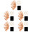 5Ensembles Lièges Clarinette Accessoires Réparation Joint Réutilisable 8