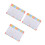 3Pièces Cahier Planning Hebdomadaire Multi Couleur Couverture Rigide 8